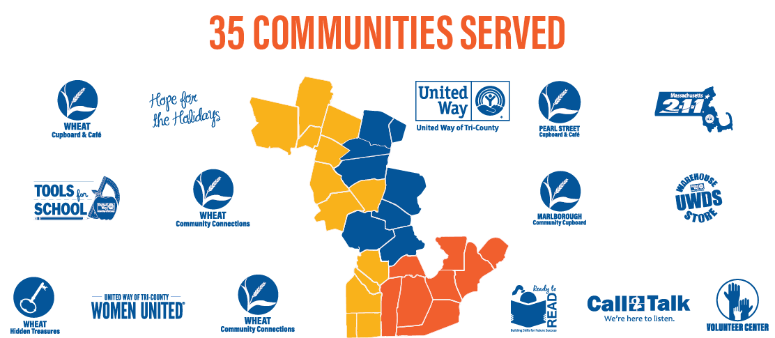 35 Communities we serve map