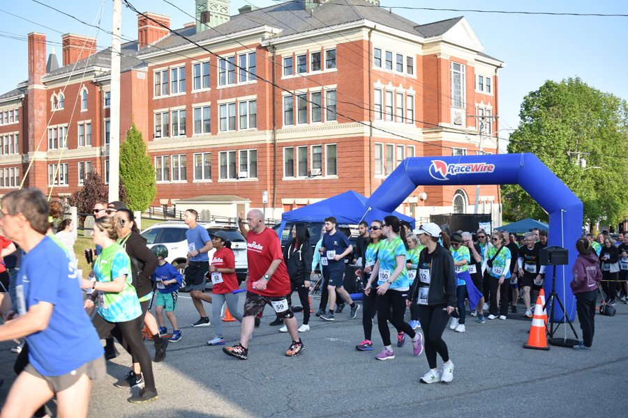 Start of the Corporate 5K Race