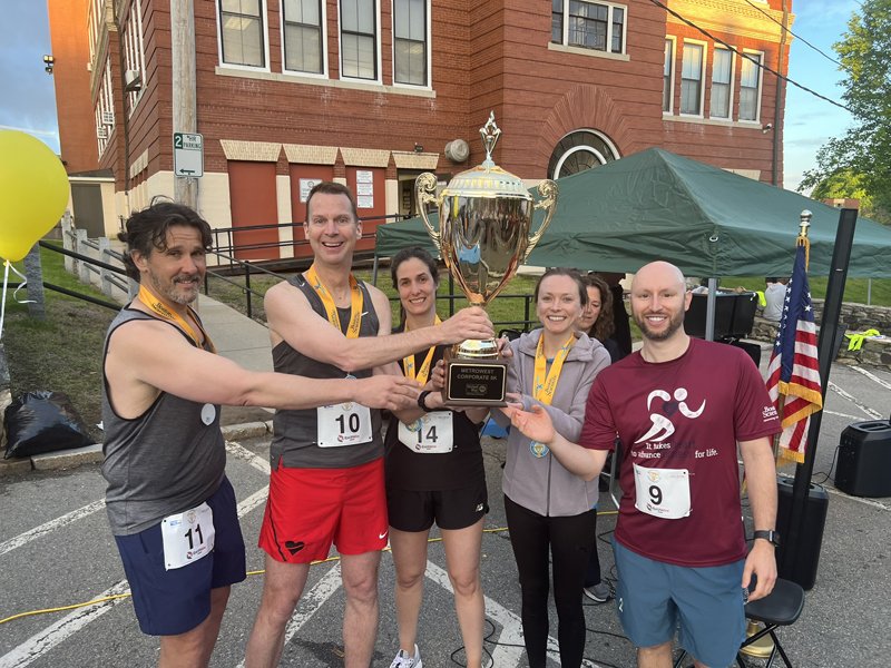 Boston Scientific team wins the MetroWest Corporate 5K Cup