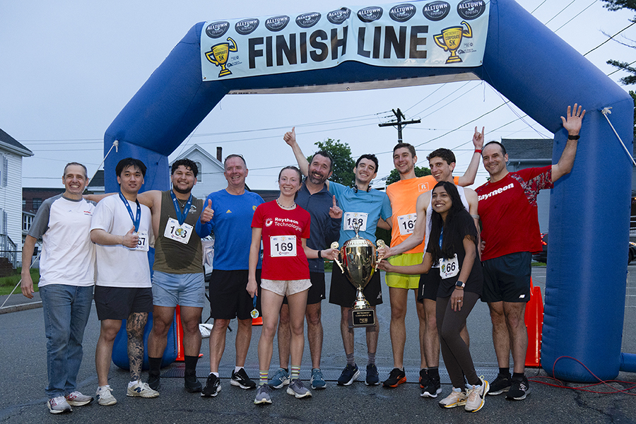 RTX after winning the 2025 MetroWest Corporate 5K 
