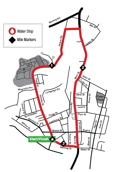 Reindeer Run Route Map